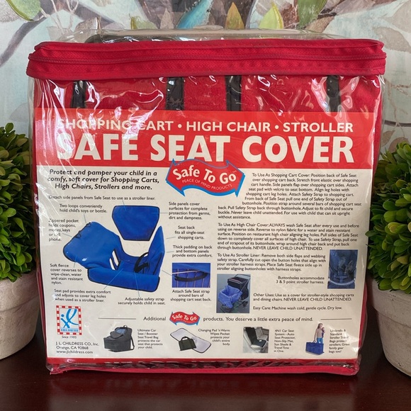 JL CHILDRESS BABY SAFE SEAT REVERSIBLE COVER 🌟NWT🌟 - Picture 3 of 11